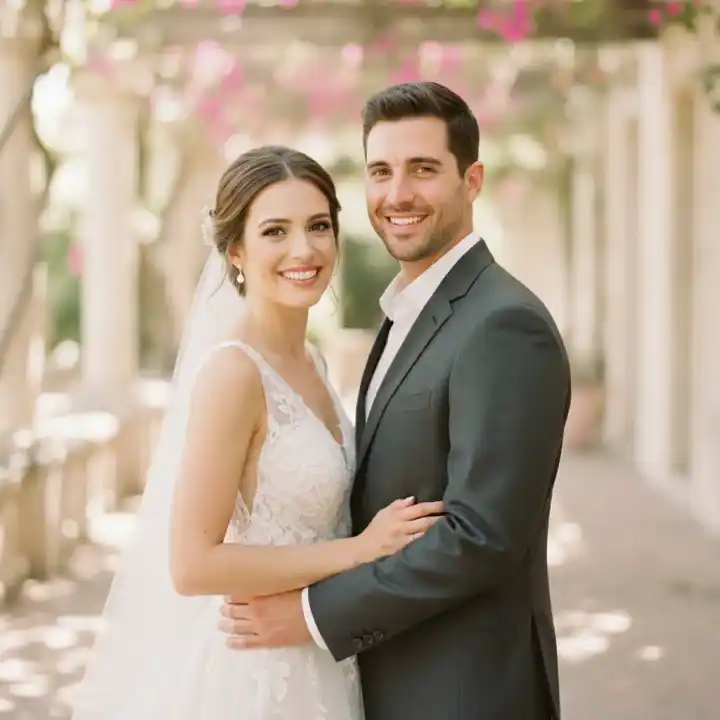 ritratto clienti matrimonio felici sorriso abbracci Fotografo
