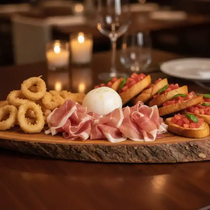 Selezione di antipasti presso Angolo del gusto