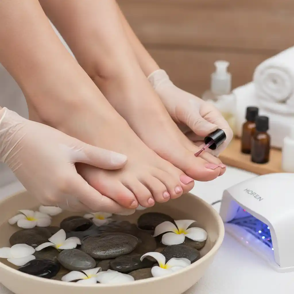 Pedicure curativo e Smalto semipermanente