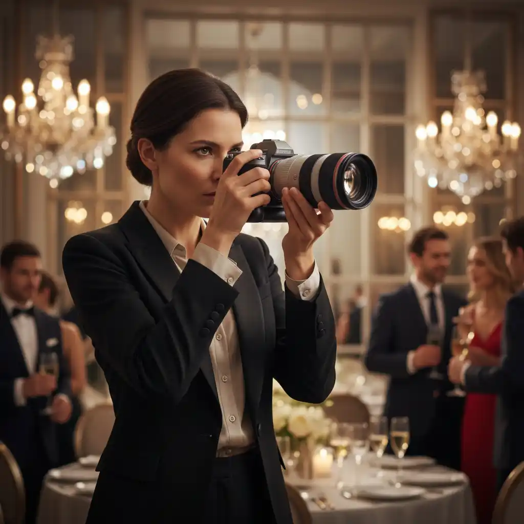 Fotografo al lavoro