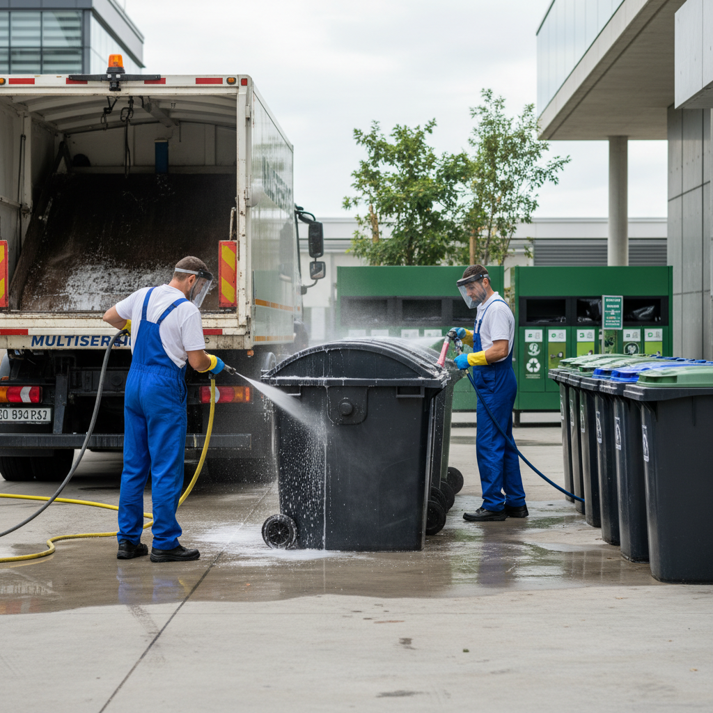 Lavaggio cassonetti e aree ecologiche