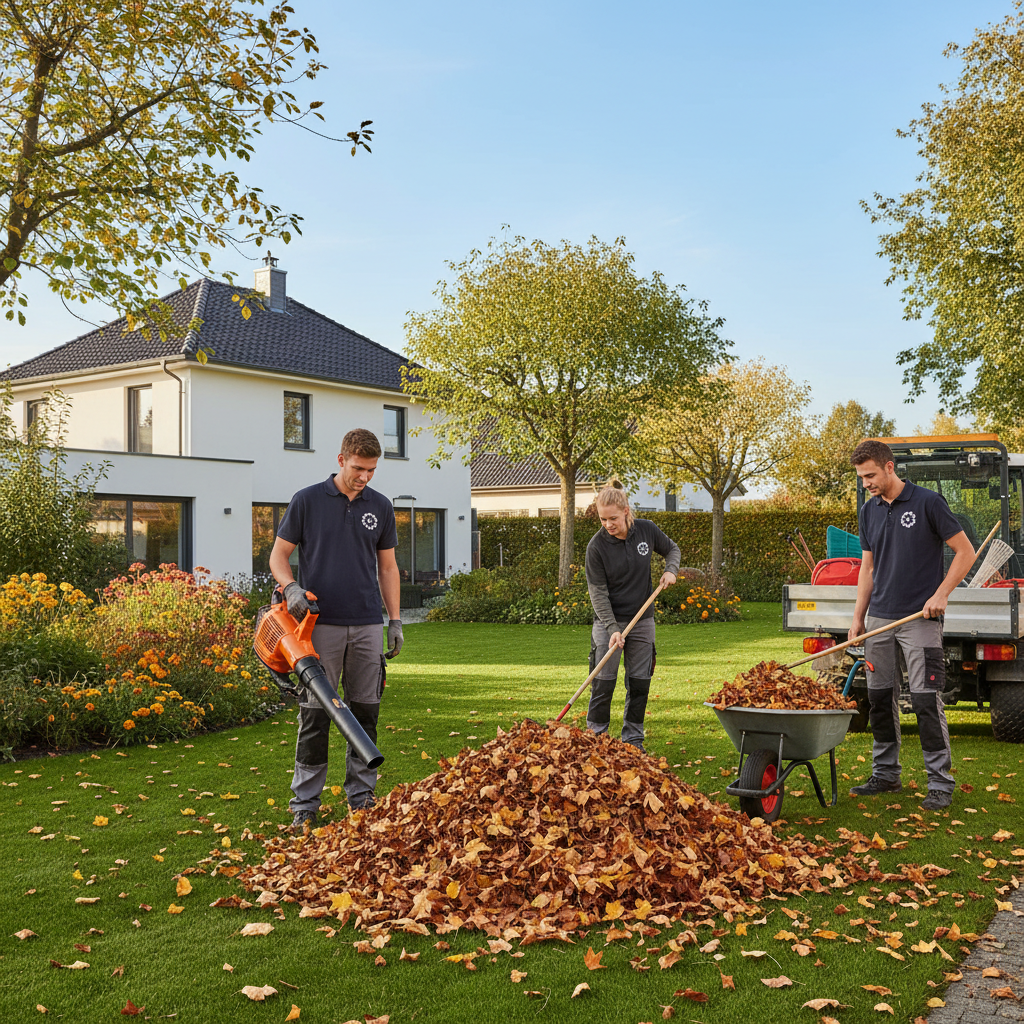 Sgombero foglie e manutenzione stagionale