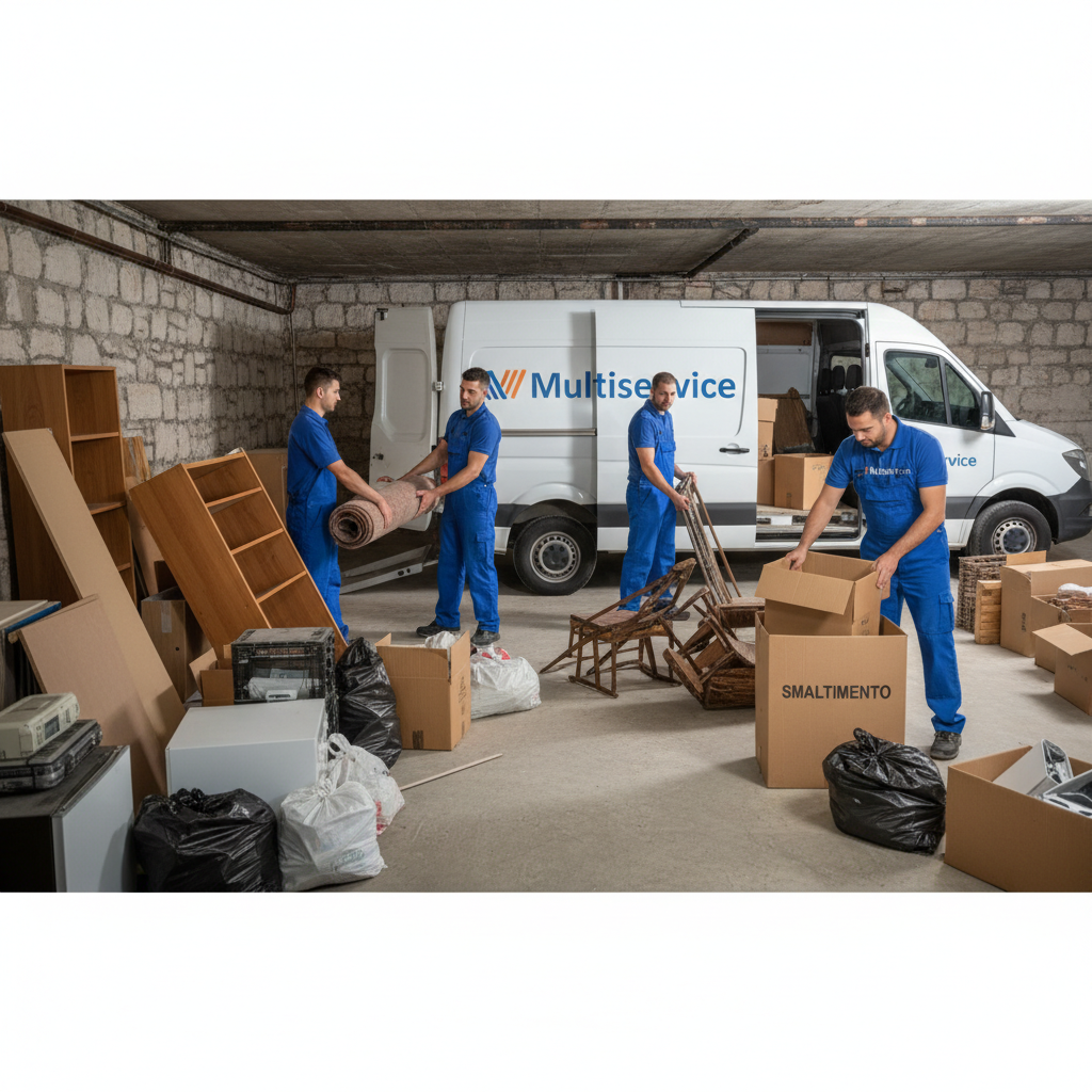 Sgomberi locali, cantine, solai