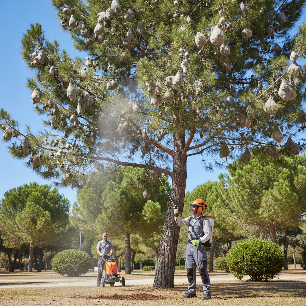 Disinfestazione processionaria e trattamenti fitosanitari