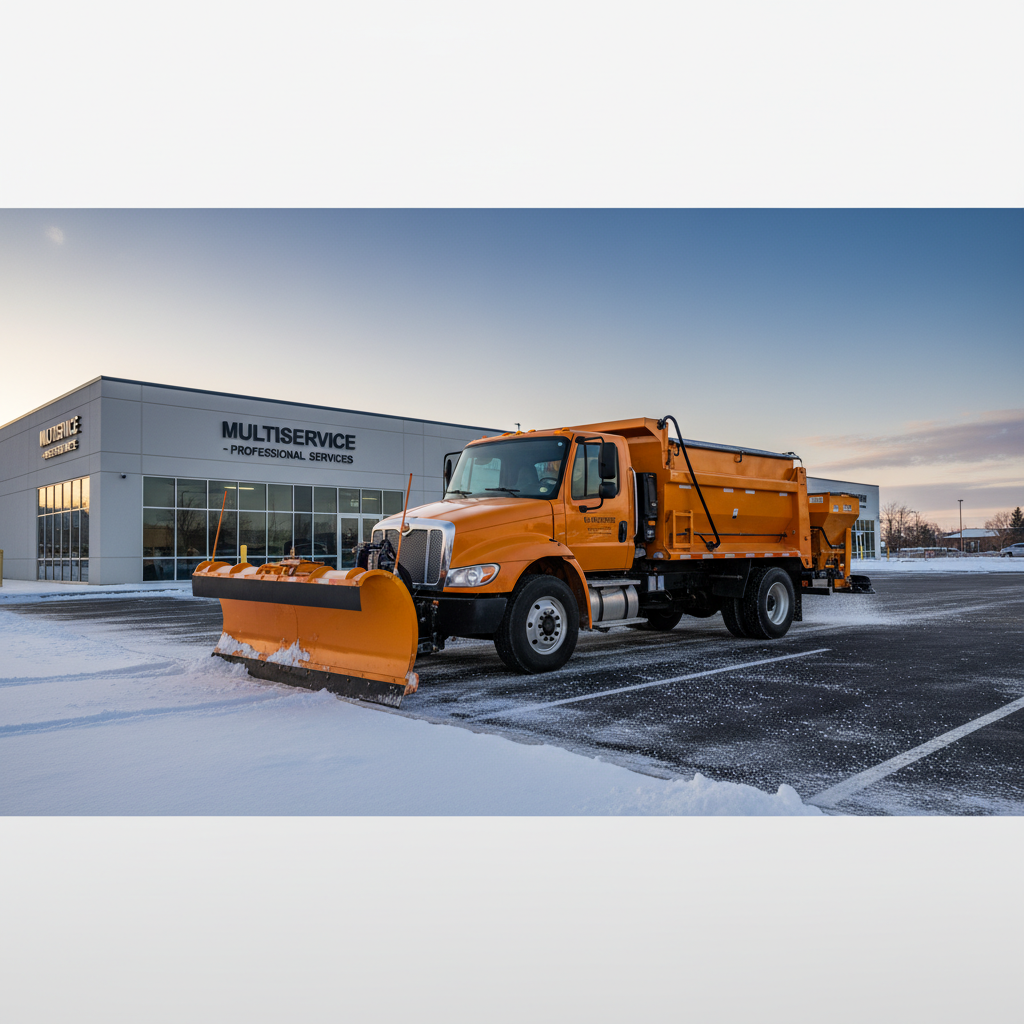 Sgombero neve e spargimento sale