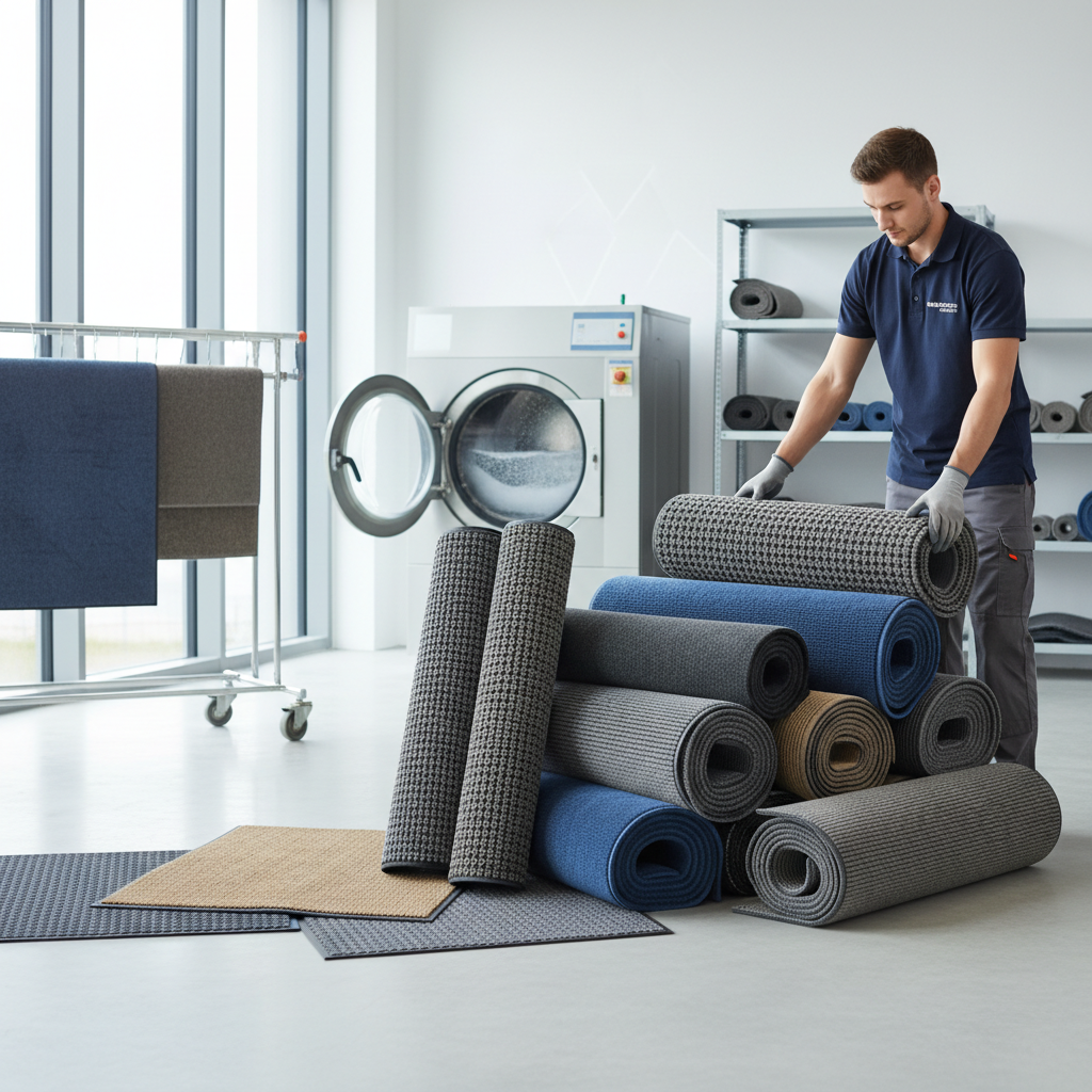 Noleggio e lavaggio zerbini e tappeti antiscivolo