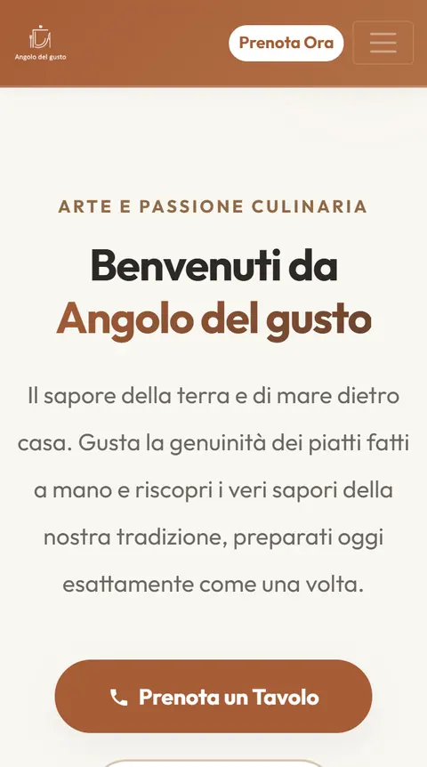 Il sito di Angolo del gusto