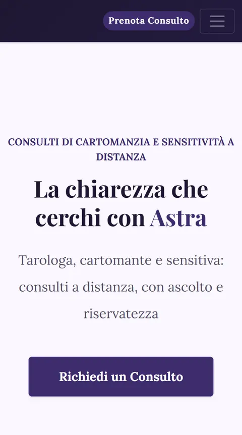 Il sito di Astra