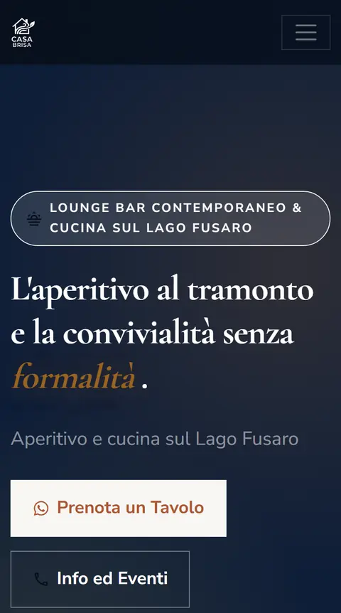 Il sito di Casa Brisa