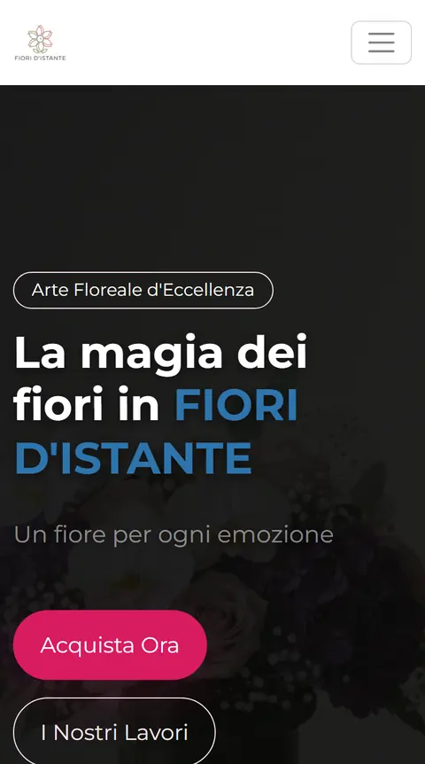Il sito di Fiori d'Istante