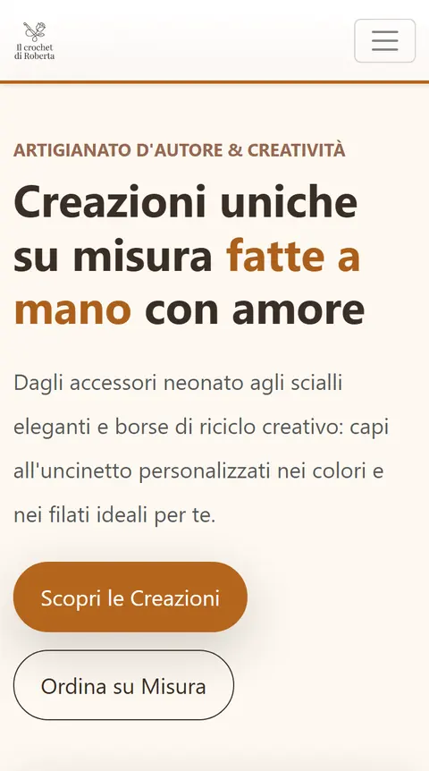 Il sito di Il crochet di Roberta