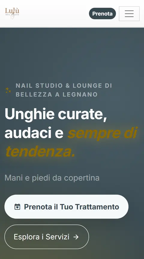Il sito di Lulù Nail Studio