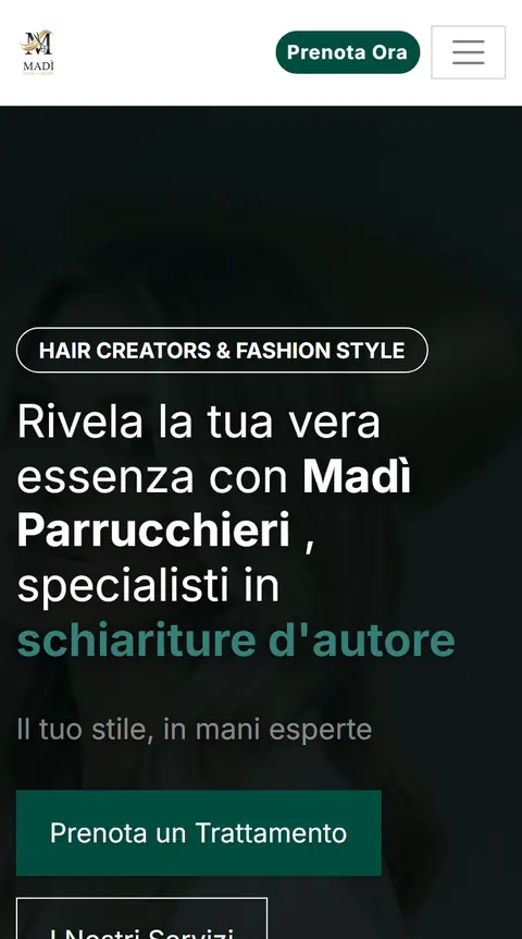 Il sito di Madì Parrucchieri