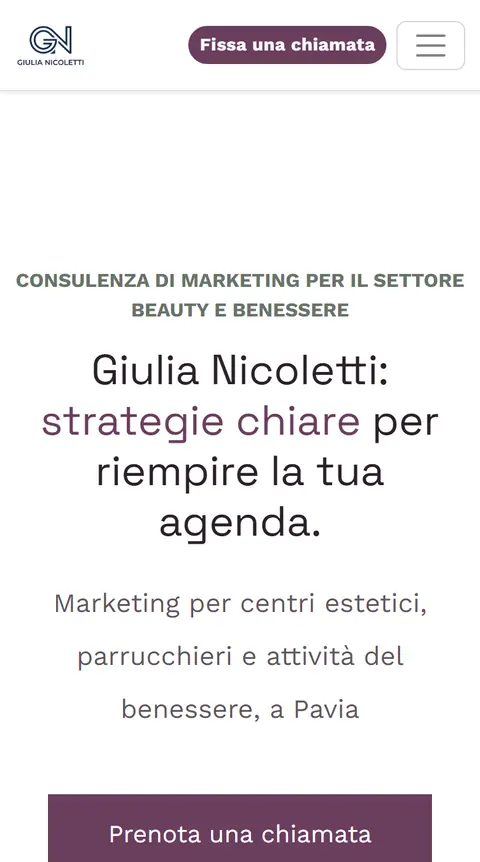 Il sito di Giulia Nicoletti